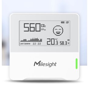Milesight Inteligentny wyświetlacz AM103-868M z czujnikiem monitorującym atmosferę w pomieszczeniu