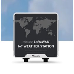 Milesight Stacja pogodowa IoT -40C ~ 60C ABS WTS305-868M
