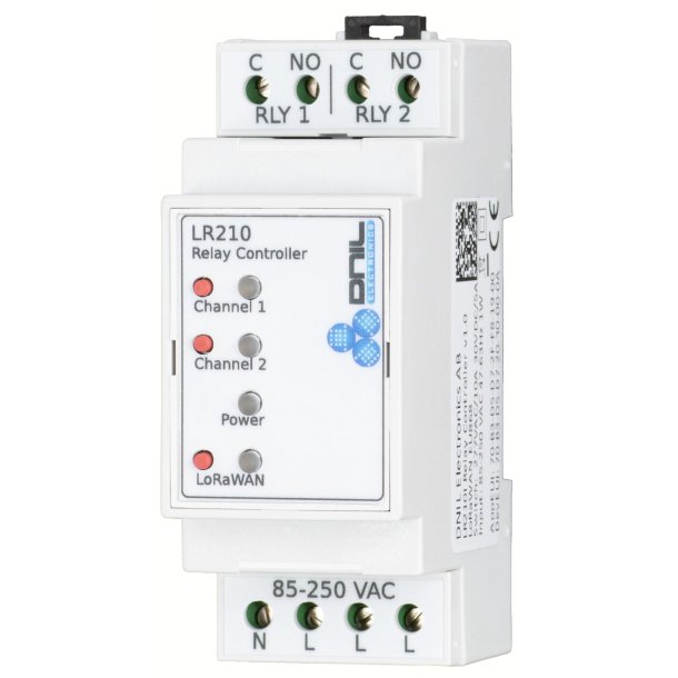 DNIL LoRa Relay Controller LR260I  - Input voltage range 8 to 30V DC &amp; Internal antenna