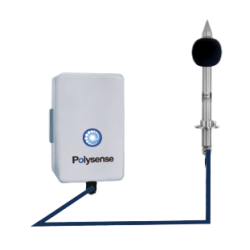 Inteligentny czujnik dźwięku Polysense (zakres 30 ~ 130 dB, ochrona środowiska lub obwodowa, na zewnątrz)