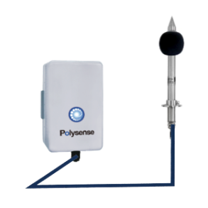 Inteligentny czujnik dźwięku Polysense (zakres 30 ~ 130 dB, ochrona środowiska lub obwodowa, na zewnątrz)