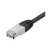 Zewnętrzny kabel sieciowy Cat 6A S/FTP sort - 2 m.